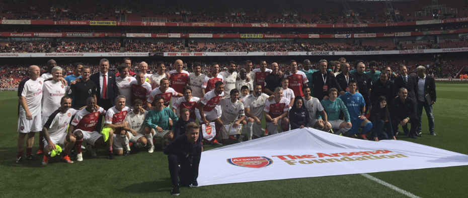 LAS LEYENDAS DE REAL MADRID Y ARSENAL, EN LONDRES