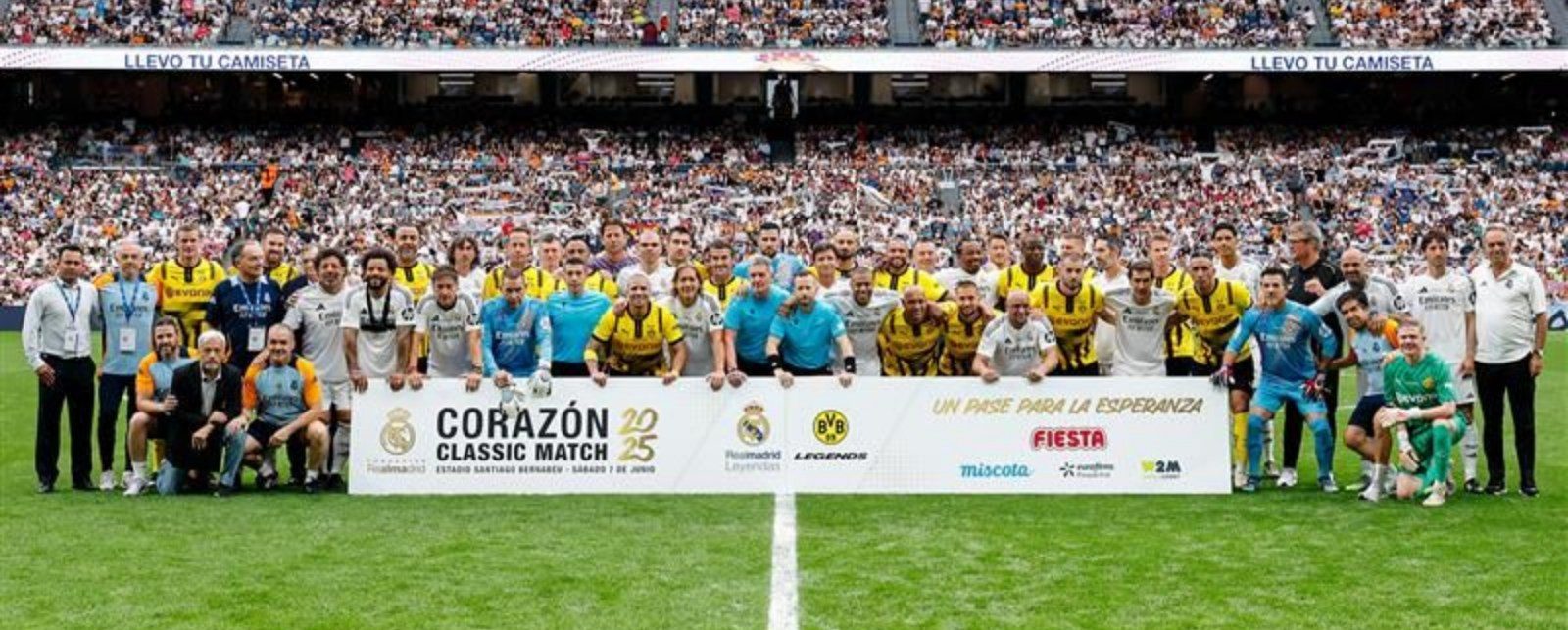 «Corazón», fútbol y Leyendas. Otra tarde inolvidable en el Bernabéu